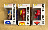 Funko Pop! Iron Man, Captain America & Spider-Man Marvel Classics 2024 Set Of 3