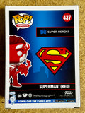 Funko Pop! DC Heroes Superman (Red) #437 NYCC 2022 Fall Con Exclusive