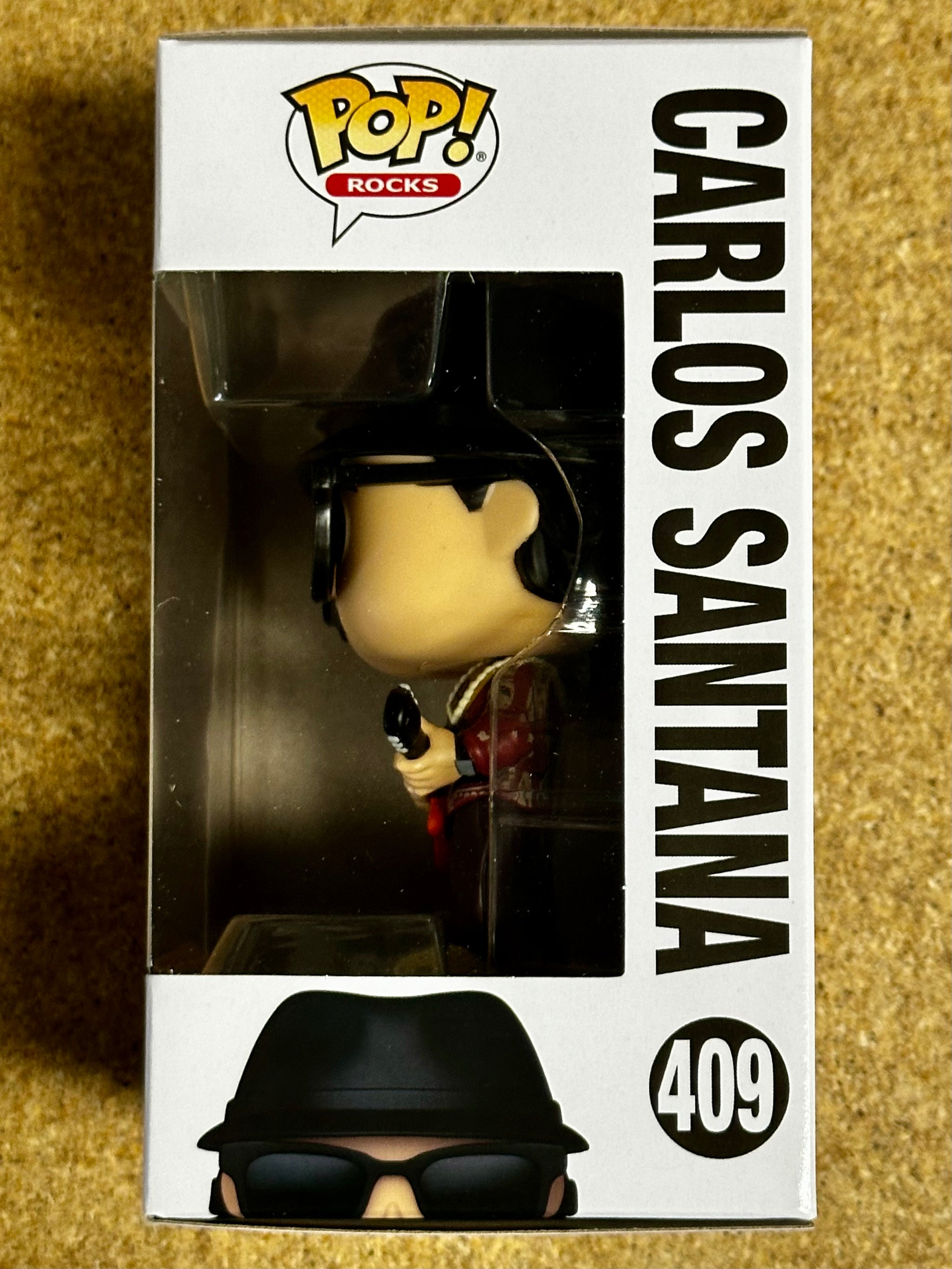 Funko Pop! Rocks Carlos Santana With Guitar #409 2024 Mexican Rock