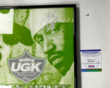 Bun B Autographed Signed & Framed UGK Dirty Money Vinyl With PSA/DNA COA Choppin