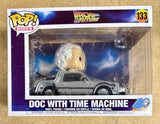 Funko Pop! Rides Doc Brown With Deloreon Time Machine #133 Back To The Future