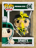 Tom Izzo Signed Michigan State Startans Mascot Sparty Funko Pop! #04 With JSA COA