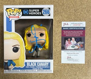 Alaina Huffman Signed Black Canary Funko Pop! #266 DC Smallville With JSA COA