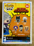 Jason Liebrecht Signed My Hero Academia Dabi Glow Chase Funko Pop! #1834 With COA