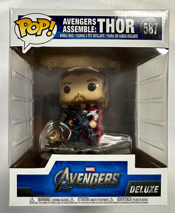 Funko Pop! Deluxe Marvel Avengers Assemble: Thor #587 Vaulted 2020 Exclusive