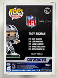 Troy Aikman Signed NFL Dallas Cowboys HOF Funko Pop! #220 FS 2023 Exclusive With JSA COA
