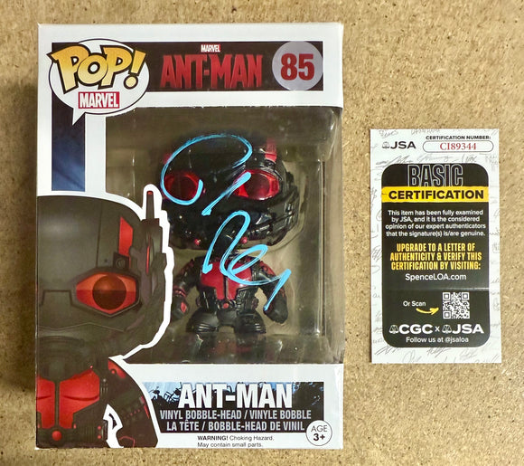 Paul Rudd Autographed Ant-Man #85 Exclusive Funko Pop Marvel Signed JSA COA