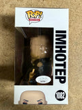 Patricia Velasquez Signed Mummy Imhotep Funko Pop! #1082 Anck Su Namun With JSA COA