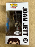 Joan Jett Signed & Joan Jett The Blackhearts Vaulted Funko Pop #265 With JSA COA