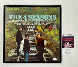 Frankie Valli Signed & Framed (4) Four Seasons Lookin’ Back Vinyl With JSA COA