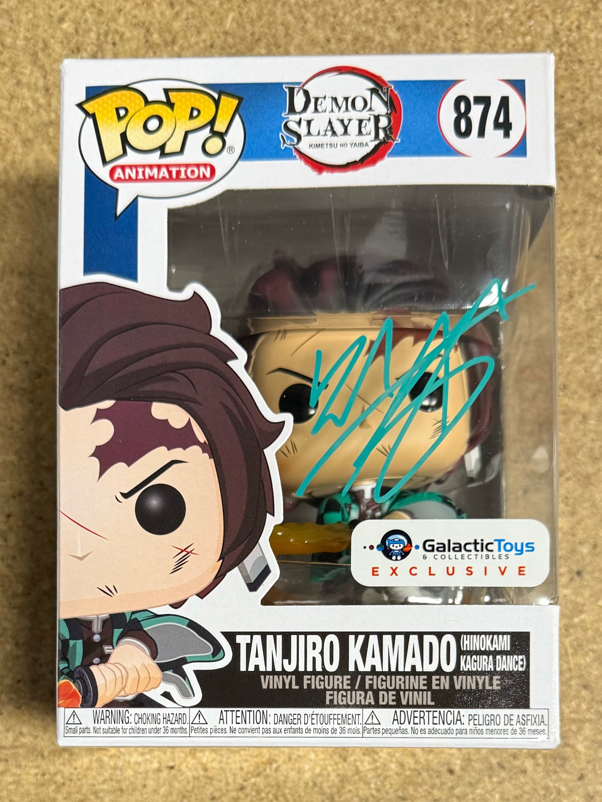 Tanjiro signed chase Funko 2024 Pop