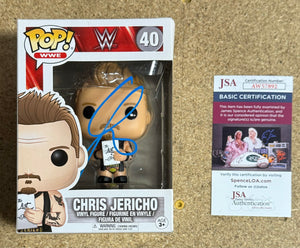 WWE Chris Jericho Signed 2017 Y2J Vaulted Funko Pop! #40 With JSA COA