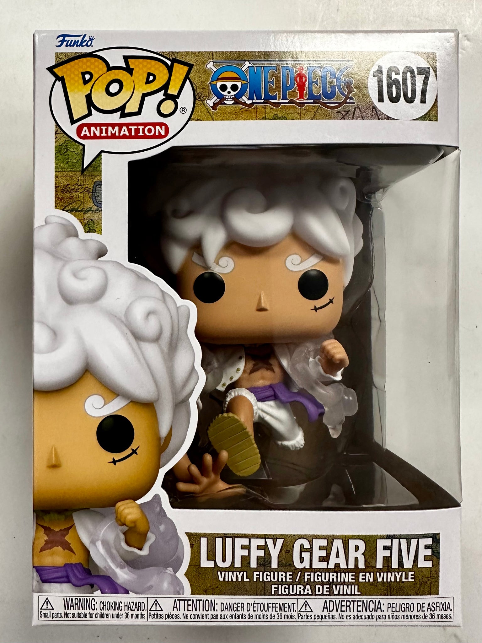 funko gear 5 luffy Funko Pop! One Piece Luffy Gear Five 1607 Glow Chase (Grade A-)