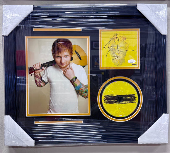 Ed Sheeran Signed Album “Subtract” Custom Framed CD Booklet With JSA COA