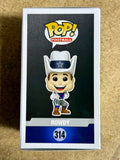 Tony Romo Signed NFL Dallas Cowboys Mascot Rowdy Funko Pop! #314 With JSA COA