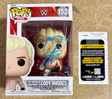 Cody Rhodes “The American Nightmare” WWE HIAC Signed Funko Pop! #152 With JSA COA