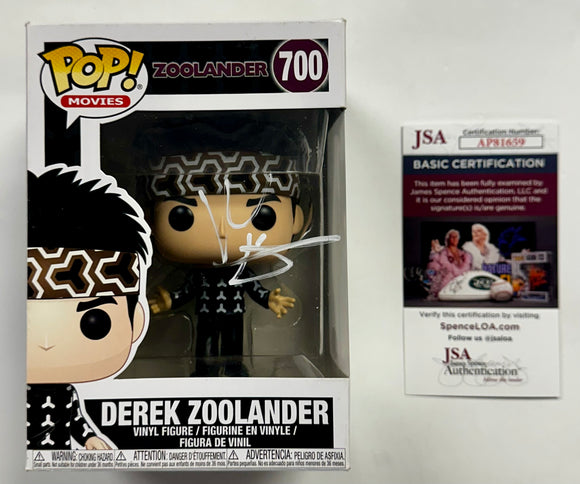 Ben Stiller Signed Derek Zoolander Blue Steel Funko Pop! #700 With JSA COA