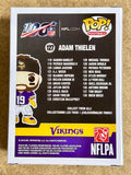 Adam Thielen Signed 2019 NFL Minnesota Vikings Funko Pop! #127 With JSA COA