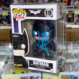 Christian Bale Signed DC Batman Dark Knight Trilogy Vaulted Funko Pop! #19 With JSA COA