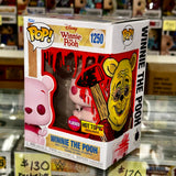 Winnie The Pooh Flocked Funko Pop! #1250 With Horror Custom Meraki Art Work