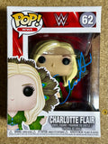 Charlotte Flair Signed WWE Vaulted 2019 Funko Pop! #62 With JSA COA