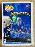 David Ellefson & Jeff Young Signed Megadeth Vic Rattlehead Funko Pop! #320 With JSA COA