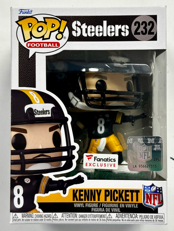 Funko Pop! Football Kenny Pickett #232 NFL Pittsburgh Steelers 2023 Fanatics Exclusive