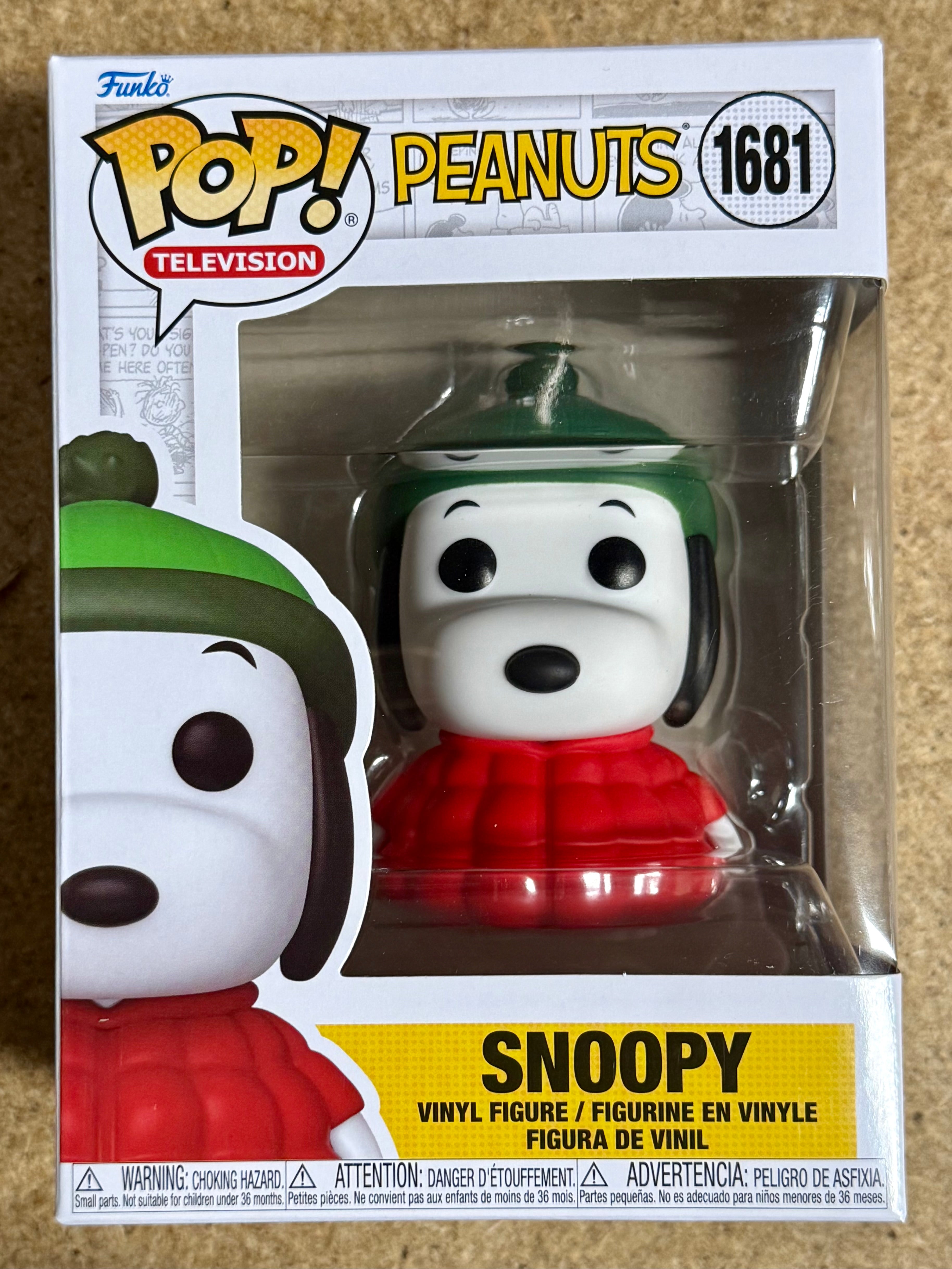 Funko Pop! Television Snoopy With Red Jacket #1681 Peanuts 2024