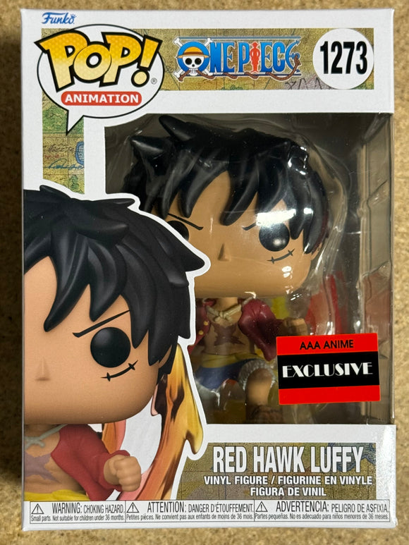 Funko Pop! Animation Red Hawk Luffy #1273 One Piece 2023 AAA Anime Exclusive