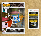 Johnny Depp Signed Disney Alice In Wonderland Mad Hatter Funko Pop! #177 JSA COA