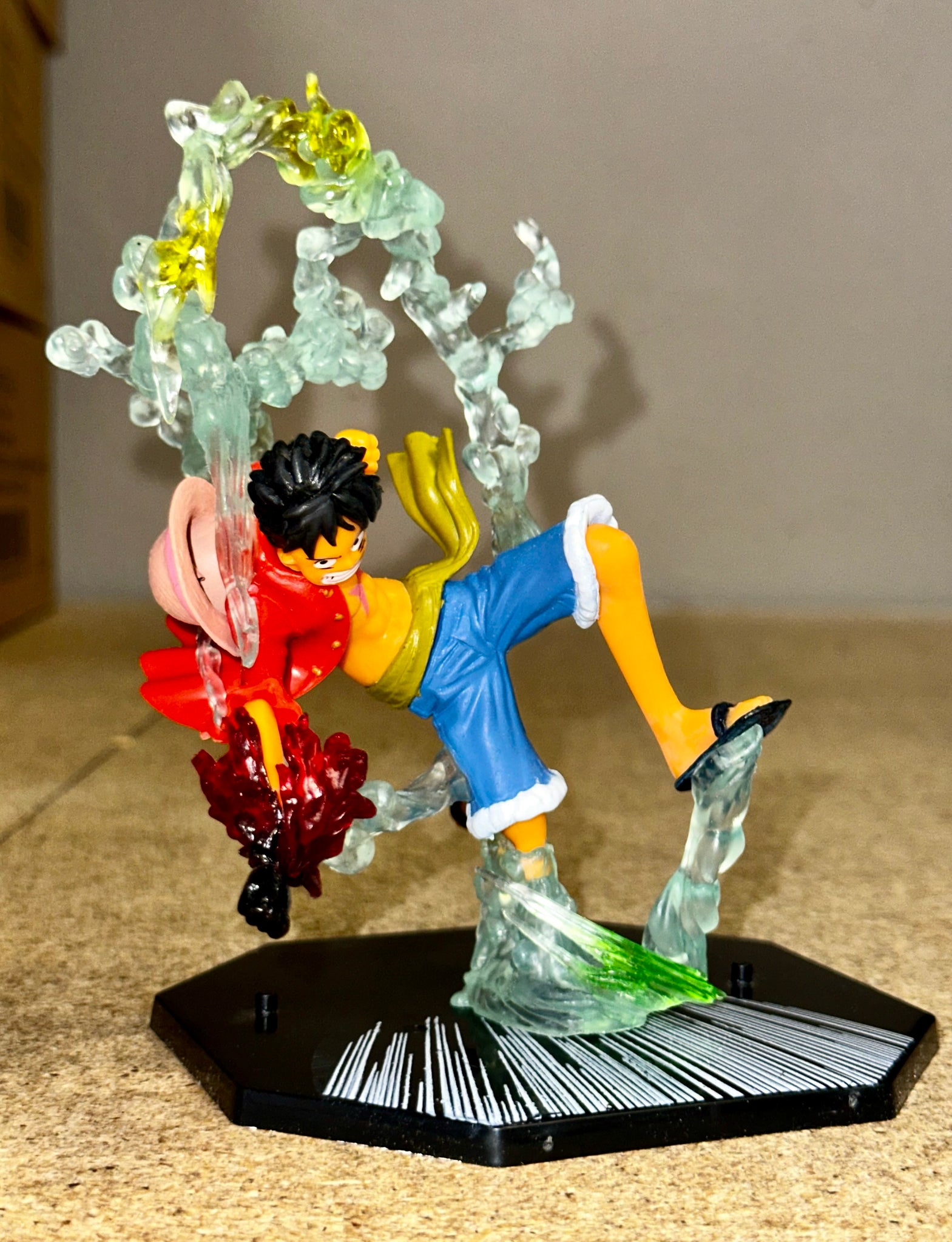 gear 2 pose Anime One Piece Monkey D. Luffy Gear 2 (Two) Battle Scene Action Pose – Mustang Comics