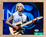 John 5 Signed Guitarist 8x10 Photo PSA COA Marilyn Manson Motley Crue Rob Zombie