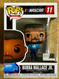 Funko Pop! NASCAR Driver Bubba Wallace Jr. #11 With JSA COA Petty Racing