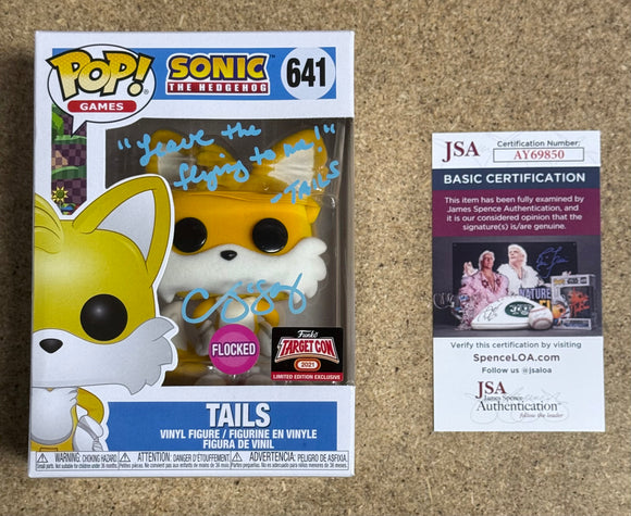 Colleen O'Shaughnessey Signed Flocked Tails #641 Funko Pop! TargrtCon 2021 Exclusive With JSA COA