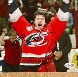 Rod Brind’amour Signed Carolina Hurricanes Stanley Cup 8X10 Photo With JSA COA
