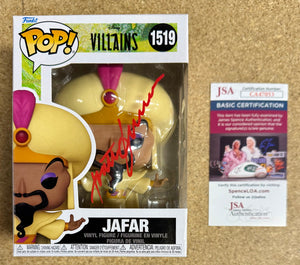 Jonathan Freeman Signed Jafar Funko Pop! #1519 Disney Aladdin With JSA COA