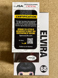 Cassandra Peterson Signed Diamond Mistress Of The Dark Elvira Funko Pop! #68 With JSA COA
