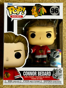 Funko Pop! Hockey Connor Bedard In Home Jersey #96 NHL Chicago Blackhawks 2024