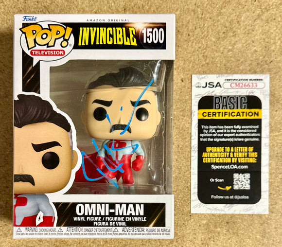 JK Simmons Signed Autographed Invincible Omni-Man Funko Pop! #1500