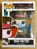 Johnny Depp Signed Disney Alice In Wonderland Mad Hatter Funko Pop! #177 JSA COA