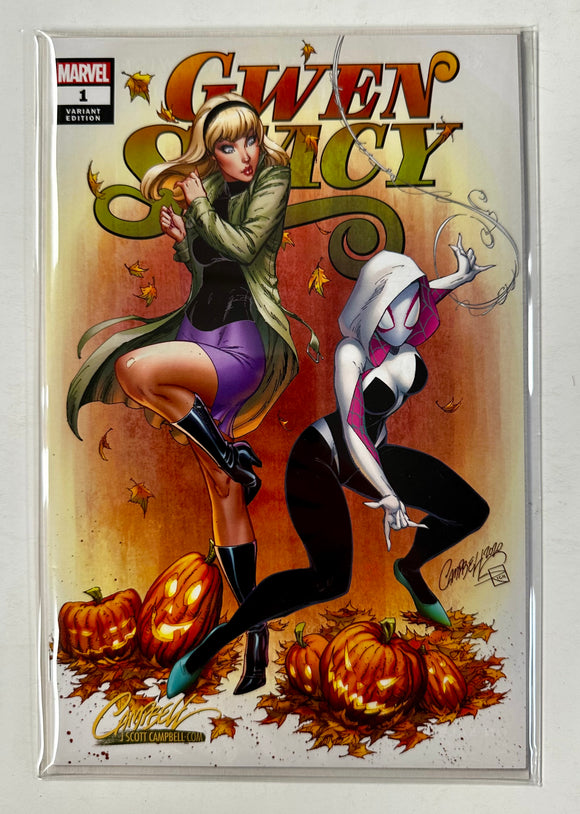 Gwen Stacy #1 J Scott Campbell Fall C Marvel Comics 2020 Variant Exclusive
