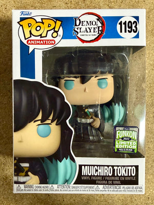 Funko Pop! Animation Muichiro Tokito #1193 Demon Slayer 2022 Funkon HQ 5 Year Exclusive