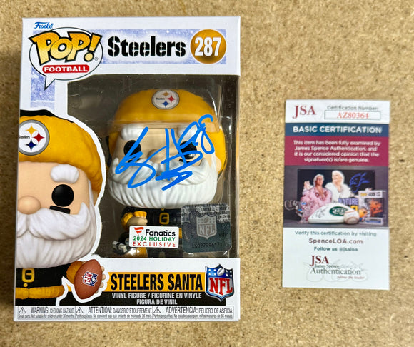 Casey Hampton Signed NFL Pittsburgh Steelers Santa Funko Pop! #287 With JSA COA