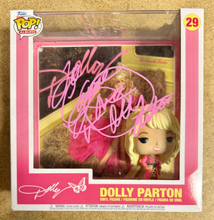 Dolly Parton Signed Autographed Country Funko Pop! Album Cover #29 Vaulted