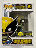 Funko Pop! Marvel Zombie Wolverine #662 Glow Entertainment Earth 2020 Exclusive