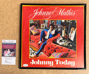 Johnny Mathis Signed & Framed “Johnny Today” Vinyl With JSA COA