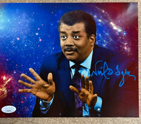 Neil DeGrasse Tyson Signed Astrophysicist & Writer 8x10 Photo With JSA COA