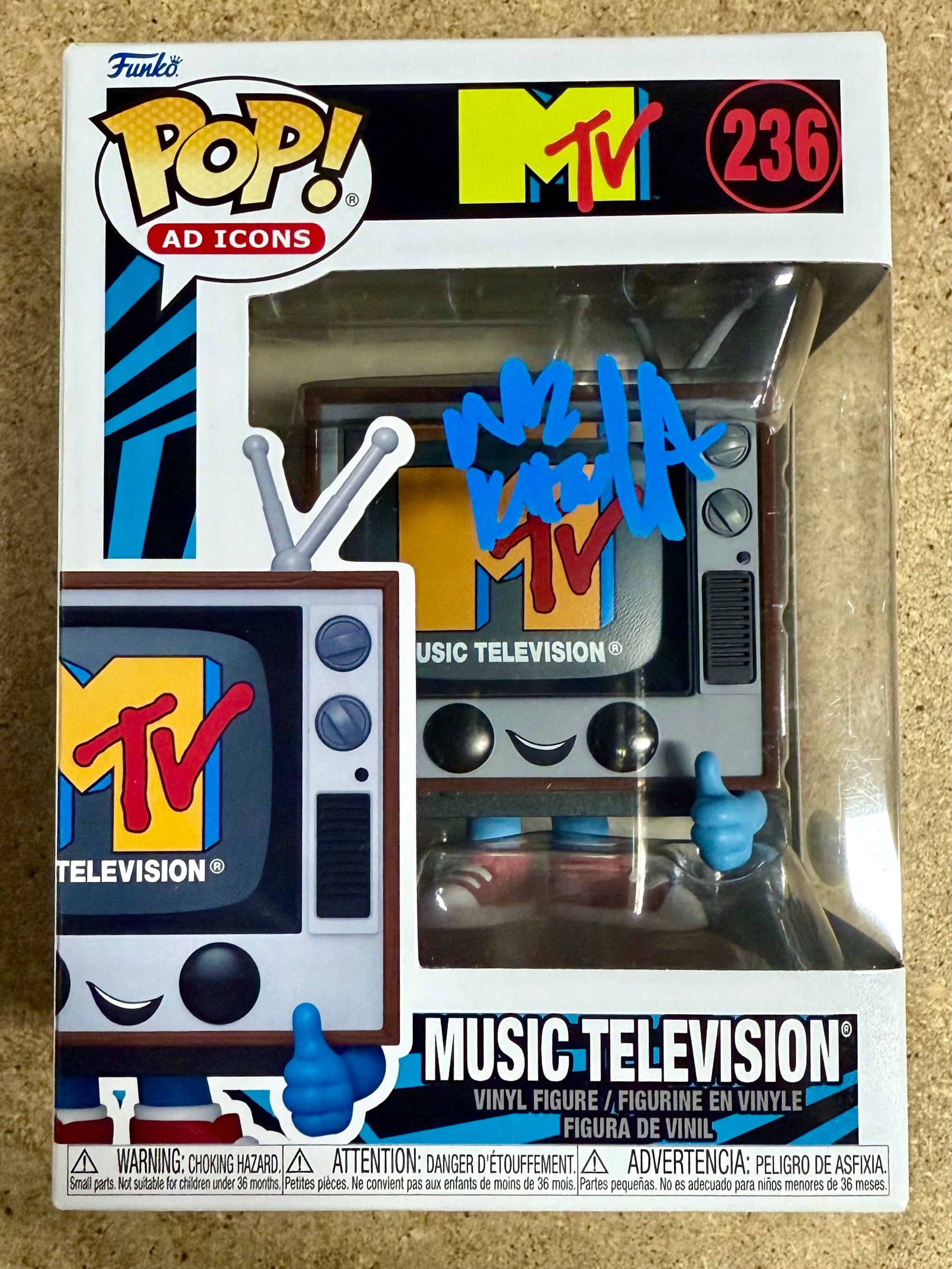 Taylor Gang Wiz Khalifa Signed 2024 MTV Funko Pop #236 With JSA