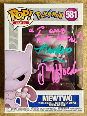 Jay Goede (Philip Bartlett) Signed Pokémon Mewtwo #581 Funko Pop! OC COA