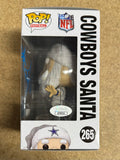 Dak Prescott Signed NFL Santa Dallas Cowboys Exclusive Funko Pop! #265 With JSA COA